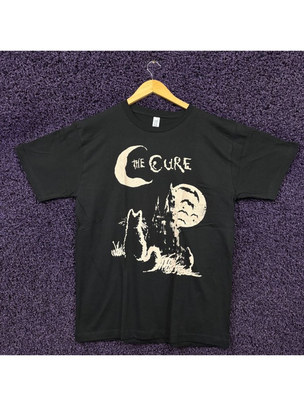 The Cure Spooky Moon Castle & The Lovecat New Wave T-Shirt L
